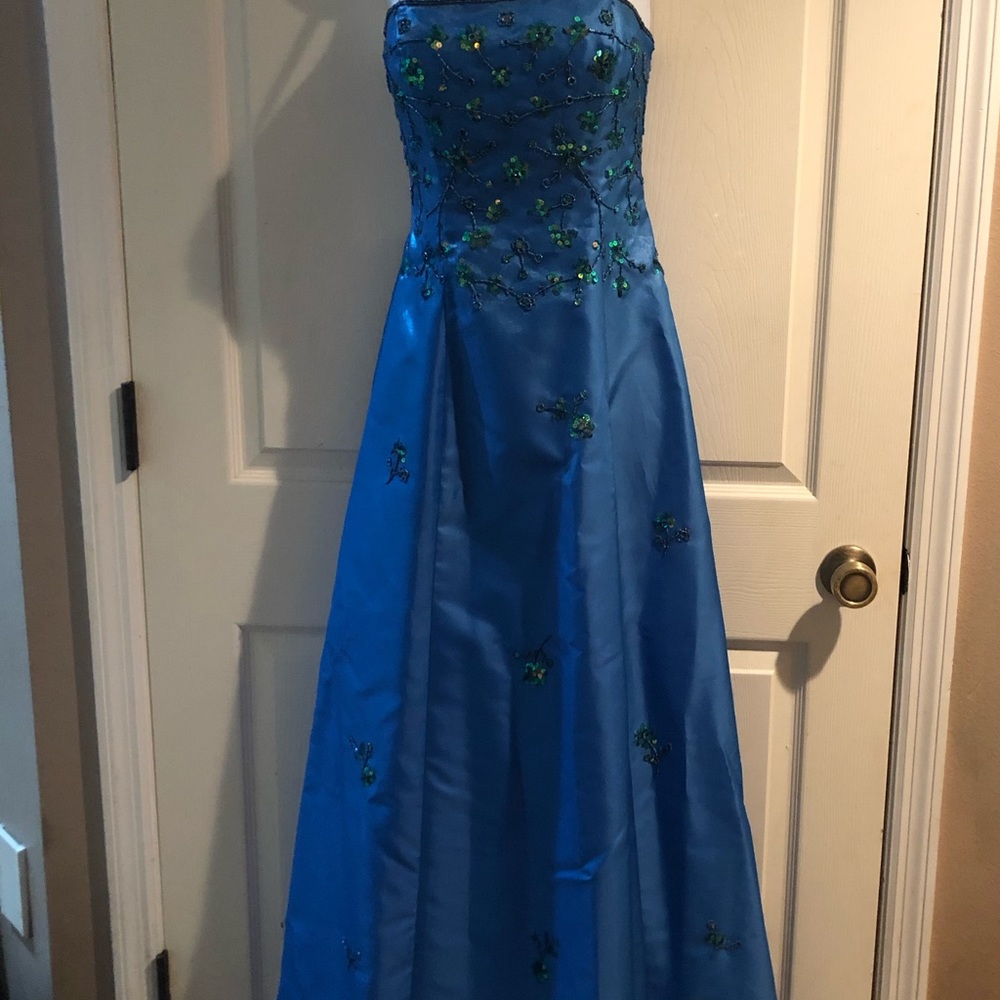 Sky Blue ball gown/prom dress